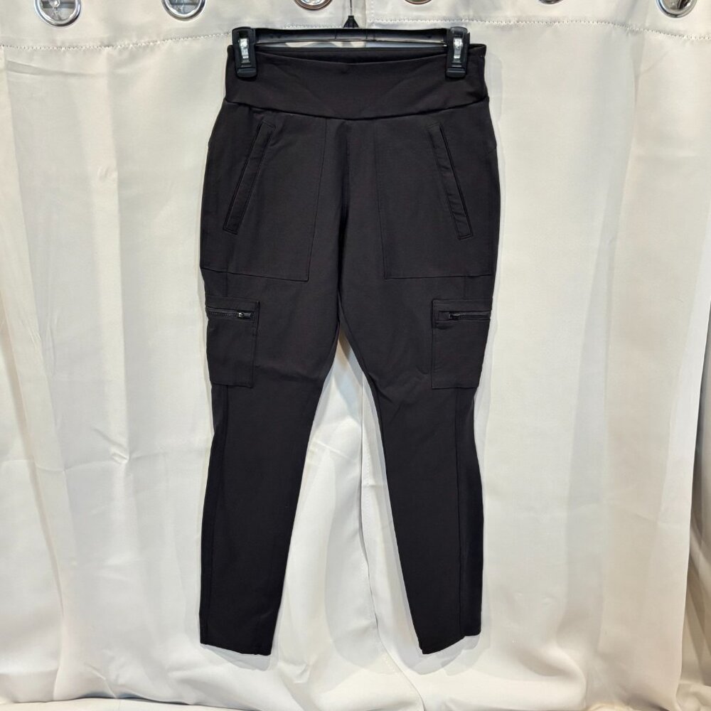 Athleta Headlands Hybrid Cargo Pants Size 4 Black Athletic Yoga Hiking 18949x